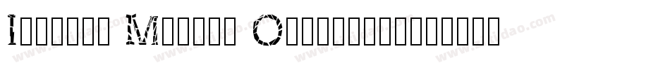 Italian Mosaic Ornaments字体转换